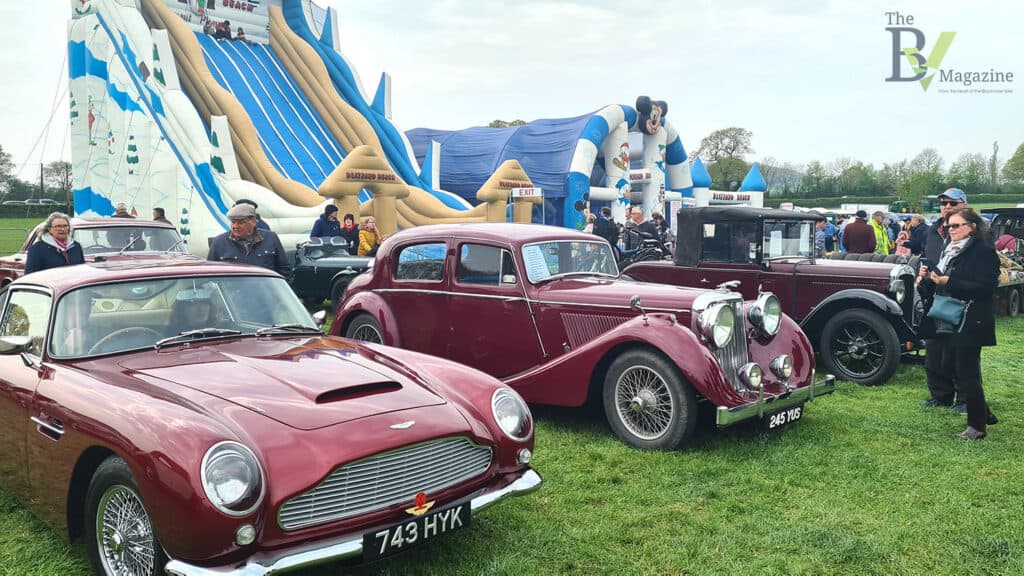 the vintage car rally at the Spring Countryside Show